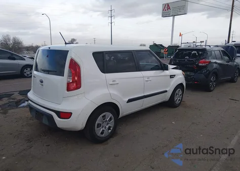 2012 Kia Soul из США, поврежденный, VIN KNDJT2A50C7403067